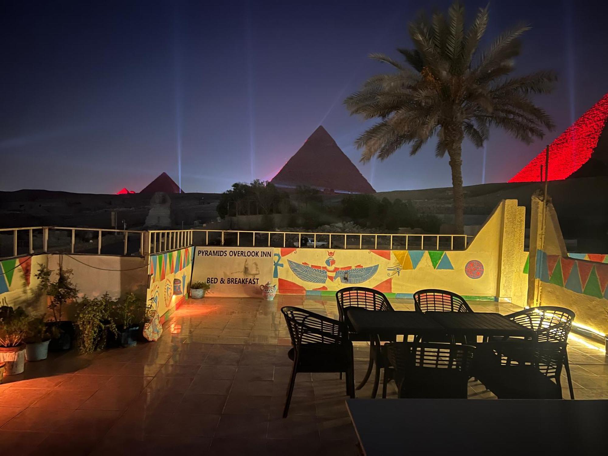 Pyramids Overlook Inn Kafret el-Gabal Exteriér fotografie